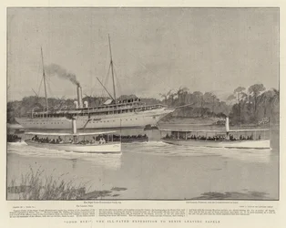 Lebewohl!, die unglückselige Expedition nach Benin verlässt Sapele